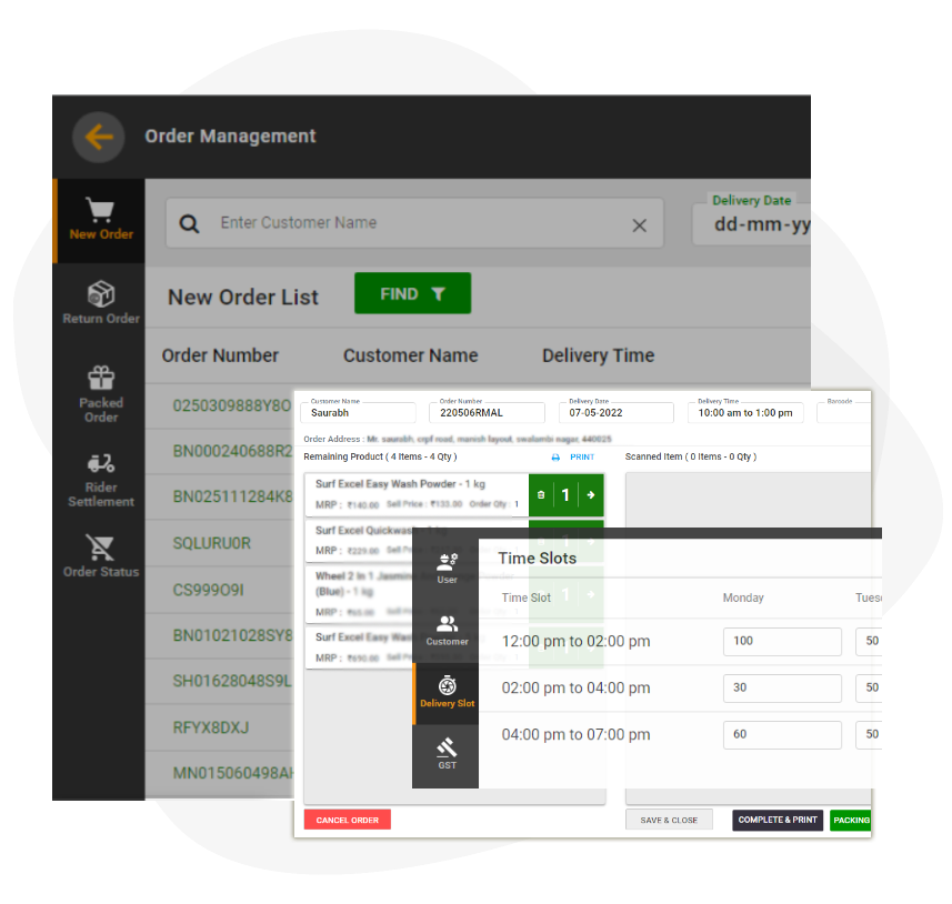 Ecommerce Order Booking Software